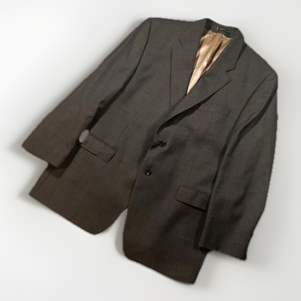 Lauren Ralph Lauren Made In Canada 100% Wool-Laine Mens Blazer Jacket Size 44R